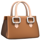 How Handbag emoji looks on Apple.