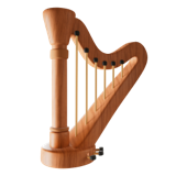 How Harp emoji looks on Apple.