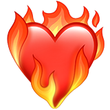 Heart On Fire Emoji