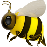 How Honeybee emoji looks on Apple.