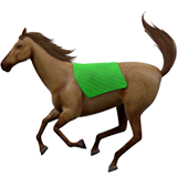 How Horse emoji looks on Apple.