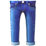 How Jeans emoji looks on Apple.