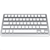 How Keyboard emoji looks on Apple.