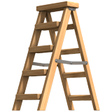 Hoe Ladder emoji eruit ziet op Apple.