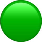 Disque Vert Emoji 