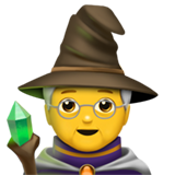 How Mage emoji looks on Apple.