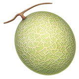 Bagaimana Melon emoji terlihat di Apple.