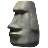 Tượng moai Biểu tượng cảm xúc ????