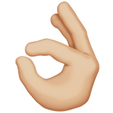 Hand: Skin Tone Emoji 👌🏼