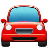 How Oncoming Automobile emoji looks on Apple.