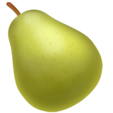 איך אגס emoji נראה על Apple.