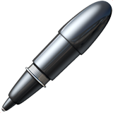 How Pen emoji looks on Apple.