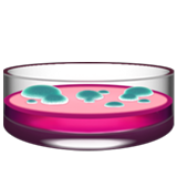 How Petri Dish emoji looks on Apple.