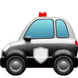 How Police Car emoji looks on Apple.