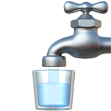 How Potable Water emoji looks on Apple.