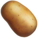 Hur Potatis emoji ser ut på Apple.