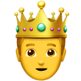 Πώς φαίνεται το emoji Πρίγκιπας στο Apple.