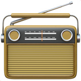 How Radio emoji looks on Apple.