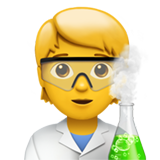 Wie Wissenschaftler(in) Emoji auf Apple aussieht.