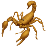 How Scorpion emoji looks on Apple.