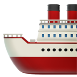 How Ship emoji looks on Apple.