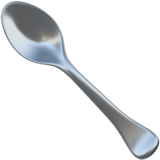 How Spoon emoji looks on Apple.