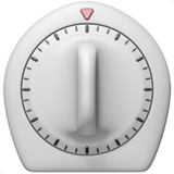 Hur Timer emoji ser ut på Apple.