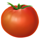 Hur Tomat emoji ser ut pÃ¥ Apple.