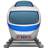 How Train emoji looks on Apple.