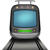 How Tram emoji looks on Apple.