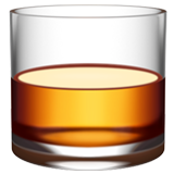 Come Bicchiere tumbler emoji appare su Apple.