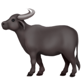 How Water Buffalo emoji looks on Apple.