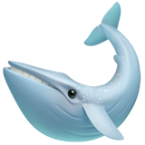 How Whale emoji looks on Apple.