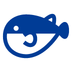 Bagaimana Ikan gembung emoji terlihat di Au-Kddi.