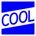 Як емоджі Кнопка «COOL» выглядає в Au-Kddi.