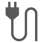 How Electric Plug emoji looks on Au-Kddi.