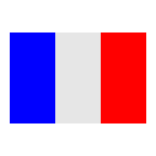 Bagaimana Flag: France emoji terlihat di Au-Kddi.