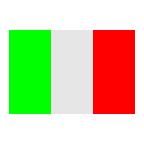 Bagaimana Flag: Italy emoji terlihat di Au-Kddi.