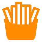 How French Fries emoji looks on Au-Kddi.