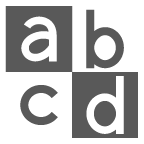 How Input Latin Lowercase emoji looks on Au-Kddi.