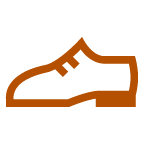 How Man’s Shoe emoji looks on Au-Kddi.