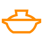 How Pot of Food emoji looks on Au-Kddi.