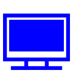 How Television emoji looks on Au-Kddi.