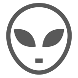 A quoi ressemblent les emoji Alien sur Docomo.