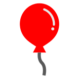 A quoi ressemblent les emoji Ballon gonflable sur Docomo.