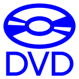 DVD 表情符号在 Docomo 上的外观。