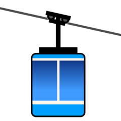 A quoi ressemblent les emoji Tramway aérien sur Emojidex.