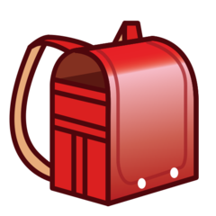 How Backpack emoji looks on Emojidex.