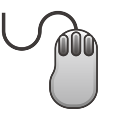 How Computer Mouse emoji looks on Emojidex.