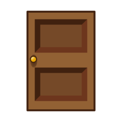 How Door emoji looks on Emojidex.